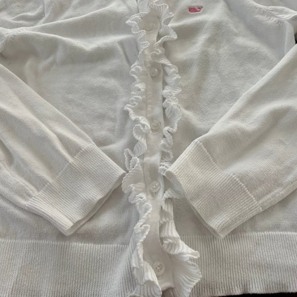 Vineyard Vines Girls Sweater Cardigan 10/12 - Picture 2 of 3